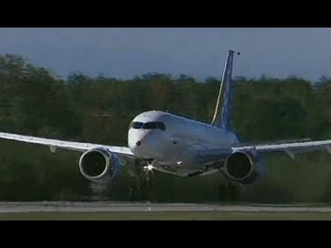 Первый полет Bombardier CSeries