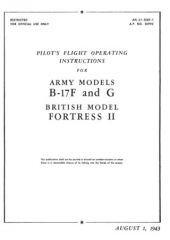 B-17F and G Руководство летчика / PILOT'S FLIGHT OPERATING INSTRUCTIONS
