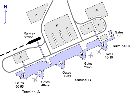 Аэропорт Барселона (BCN): терминалы, стыковки, транзит