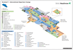 Терминал 1 (Хитроу) — зона международных вылетов