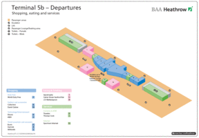Терминал 5b (Хитроу) — зона вылетов