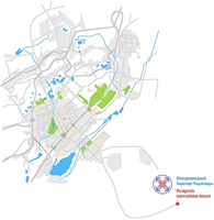 Схема проезда Сары-Арка, Караганда 