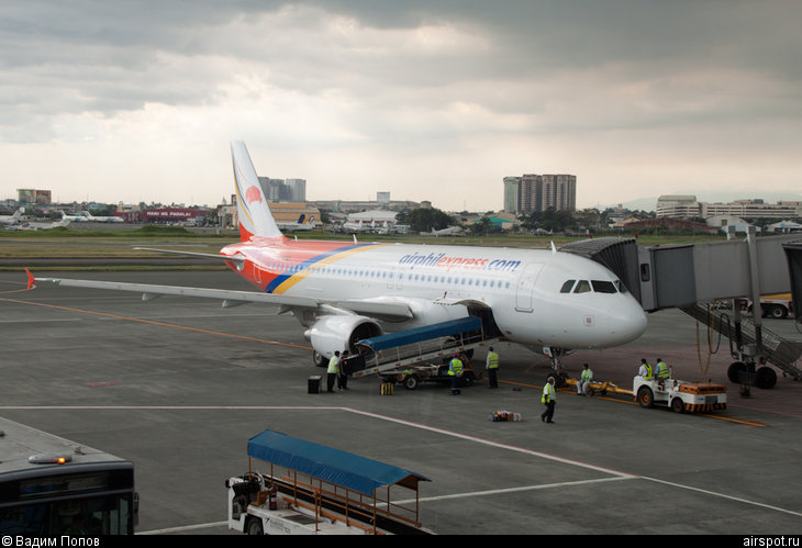 Airbus A320, Авиалайнеры, Airphil Express, Air Philippines, RP-C8389, (cn 4475)