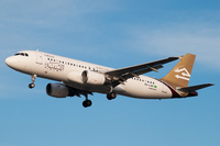 Фото: Airbus A320-210, Авиалайнеры, Libyan Airlines, 5A-LAH, (cn 4405)