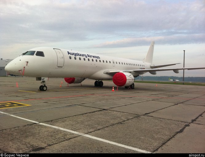 Embraer ERJ-190, Авиалайнеры, Augsburg Airways, D-AEMF, (cn 19000310)