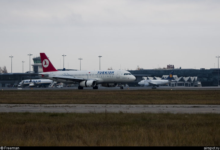 Airbus A320-230, Авиалайнеры, Turkish Airlines, TC-JPI, (cn 3208)