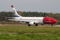 Фото: Boeing 737-800, Авиалайнеры, Norwegian Air Shuttle, LN-NOS, (cn 33018/1488)