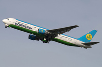 Фото: Boeing 767-300ER, Авиалайнеры, Узбекские Авиалинии, Uzbekistan Airways, UK-67001, (cn 28370/635)